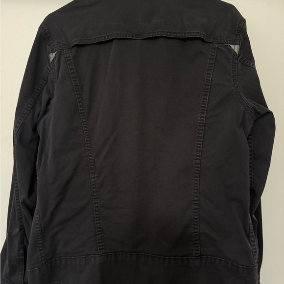 Men's Black Denim Jacket - Picture 2 of 2